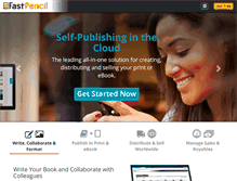 Tablet Screenshot of fastpencil.com